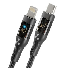 Deals, Discounts & Offers on  - Ambrane Type-C to Lightning iPhone Cable, 22.5W Fast Charging, 480Mbps Data Sync & Car AirPlay, LED Indicator, Compatible with iPhone 14/13/12/11/10/8/7/6/6, iPad, AirPods 1.2m (ABTL-12T, Black)