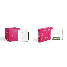 Deals, Discounts & Offers on  - HomeMate Wi-Fi Smart Fan Regulator Touch Switch (Pack of 1, White) & HomeMate WiFi 1 Node Smart Switch | 16A (Pack of 1)