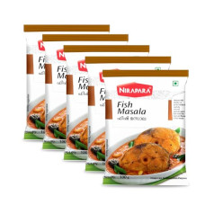 Deals and Offers on - Nirapara Fish Masala for Incredible Taste and Flavour| Perfectly Blended for Rich Texture & Aroma| Ready to Cook Masala with No Artificial Flavours & Colours| Hygienically Packed| 100g x 5 | 500 gms Deals, Discounts & Offers on - Nirapara Fish Masala for Incredible Taste and Flavour| Perfectly Blended for Rich Texture & Aroma| Ready to Cook Masala with No Artificial Flavours & Colours| Hygienically Packed| 100g x 5 | 500 gms