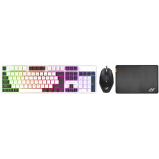 Deals, Discounts & Offers on  - Ant Value KK1002 Wired Gaming Keyboard & Mouse Combo, 104 Silent keys, Backlit Rainbow LED Keyboard & 3200 DPI RGB Gaming Mouse
