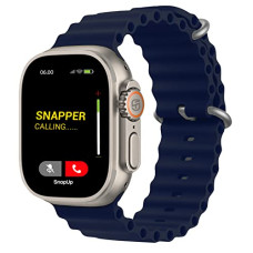 Deals, Discounts & Offers on Electronics - SnapUp Infinity Bluetooth Calling Smartwatch with Snap Sync, 1.99 HD Lumax Display with 600 Nits Brightness, 100+ Sports Modes, Health Suite, 150+ Smart Watch Faces - Champagne Blue