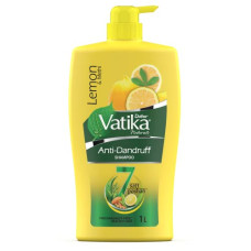 Deals, Discounts & Offers on Beauty Care - Dabur Vatika Lemon Anti-Dandruff Shampoo - 1L | Reduces Dandruff from 1st wash | Moisturises Scalp | Provides Gentle Cleansing, Conditioning & Nourishment to Hair