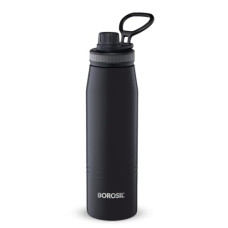 Deals and Offers on - Borosil - Stainless Steel Hydra Gosports - Vacuum Insulated Flask Water Bottle, 900 ML, Black Deals, Discounts & Offers on - Borosil - Stainless Steel Hydra Gosports - Vacuum Insulated Flask Water Bottle, 900 ML, Black