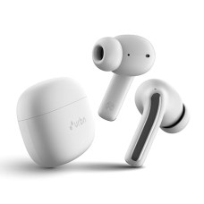 Deals, Discounts & Offers on Headphones - URBN Beat 650 ENC Bluetooth *Newly Launched* True Wireless (TWS) in Earbuds with 12MM Driver, Hybrid Quad Mic, 50H Playtime, Type C Fast Charging, IPX5, Touch Controls & Voice Assistant (White)