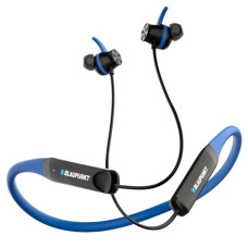 Deals, Discounts & Offers on Headphones - Blaupunkt Newly Launched BE120 Touch Wireless Neckband with Multi-Touch Control I Auto Magnetic Off I Gaming Ready I 40H Playtime I TurboVolt Charging I Built-in Handsfree Calling (Blue)