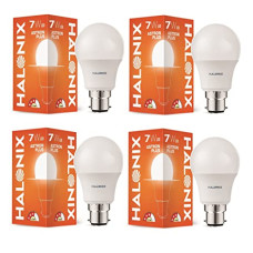 Deals, Discounts & Offers on  - Halonix Photon Plus Base B22 7-Watt LED Bulb (Pack of 4, Warm White)