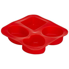 Deals, Discounts & Offers on  - Amazon Brand - Solimo Silicone Soap Mould, Circle, Square, Oval and Heart Shape