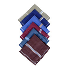 Deals, Discounts & Offers on  - Kuber Industries Cotton Premium Collection Handkerchief|Easy Wash & Premium Cotton Fabric|Size 42 x 42 CM, Pack of 6 (Multicolour)