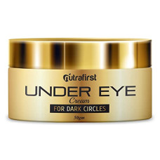 Deals, Discounts & Offers on Beauty Care - Nutrafirst Under Eye Cream to Reduce Dark Circles, Puffy Eyes, Wrinkles & Fine Lines of | Enriched with Natural Oils of Almond, Wheat Germ, Lemongrass & Olive - 50 gm Pack of 1