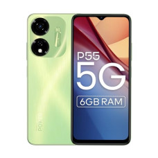 Deals, Discounts & Offers on Electronics - itel P55 5G (6GB RAM, 128GB ROM) Upto 12GB RAM with Memory Fusion | Dimensity 6080 | 50MP AI Dual Rear Camera | 5000mAh Battery | 2 Years Warranty | Mint Green