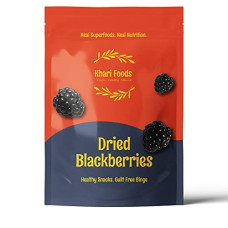 Deals, Discounts & Offers on  - Khari Foods Seedless Dried Blackberries, Healthy Snacks, Fiber Rich, Highly Nutritional, No Added Sugar (100g)