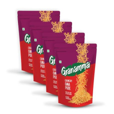 Deals, Discounts & Offers on  - Granamma Oma Podi, South Indian Traditional Snacks, Ready to Eat Snacks, Crunchy Snacks, Packs of 4 (125gx4)