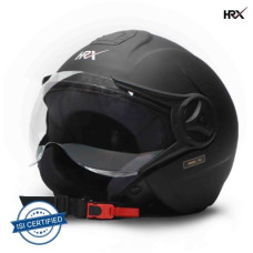 Deals, Discounts & Offers on  - HRX Wander Open Face Motorbike Helmet(Black)