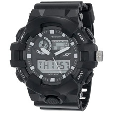 Deals, Discounts & Offers on Men - SF Hustler Analog-Digital Dial Men's Watch with Night Vision Backlight, Dual time & Alarm Feature Manufactured by Titan Company Ltd