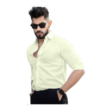 Deals, Discounts & Offers on Men - Tee Projekt Cotton Spread Collar Long Sleeve Shirt