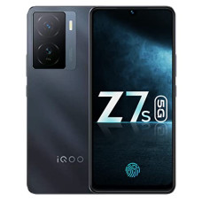 Deals, Discounts & Offers on Electronics - [For ICICI Bank Debit Card] iQOO Z7s 5G by vivo (Pacific Night, 6GB RAM, 128GB Storage) | Ultra Bright AMOLED Display | Snapdragon 695 5G 6nm Processor | 64 MP OIS Ultra Stable Camera | 44WFlashCharge