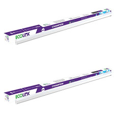 Deals, Discounts & Offers on  - EcoLink 20-Watt Polycarbonate Batten (Natural White, Pack of 2)
