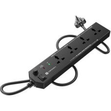 Deals, Discounts & Offers on  - Portronics Power Plate 10 Multi Plug 1500W 4 Socket Extension Boards(Black, 3 m)