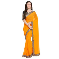 Deals, Discounts & Offers on Women - Anand Sarees Chiffon with Blouse Piece Saree