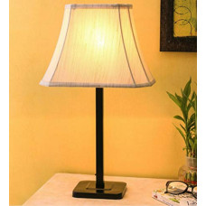 Deals, Discounts & Offers on  - tu casa Metal-Iron Table Lamp with Holder, White, Off White
