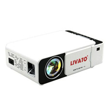 Deals, Discounts & Offers on Electronics - Livato T5 WiFi HD Projector with Built-in YouTube Supports WiFi,HDMI,AV in,USB, Screencast Miracast (4000 lm / 1 Speaker/Wireless/Remote Controller) Portable Projector (White)