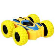 Deals, Discounts & Offers on  - Kids Mandi Fun Push and Go Vehicle Monster 3D Tumbling Car Toys | Friction Powered Toys for Imaginative Play | Little Rotating Stunt Car Toys