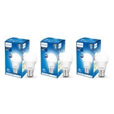 Deals, Discounts & Offers on  - Philips 9-Watts Multipack B22 LED Cool Day White LED Bulb, Pack of 3, (Ace Saver)