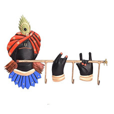 Deals, Discounts & Offers on  - eCraftIndia Lord Krishna Key Holder (25 cm x 1.25 cm x 17.5 cm)