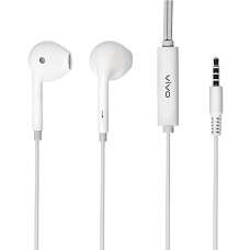 Deals, Discounts & Offers on Headphones - vivo XE160 Wired Headset (White, in The Ear)
