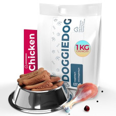 Deals, Discounts & Offers on  - DOGGIE DOG Food Chicken Dog Treats, Dog Biscuits. Adult Dog Bone and Puppy Food. Drool Worthy Food Items, Puppy Sticks, Teething Sticks(Chicken - 1Kg Baked Treat)