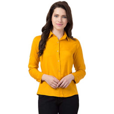 Deals, Discounts & Offers on Women - FUNDAY FASHION Women's Solid Casual Full Sleeve Rayon Regular Fit Shirt