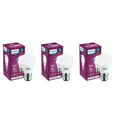 Deals, Discounts & Offers on  - Philips Ace Saver 5-watt B22 LED Bulb | Crystal White LED Bulb | Pack of 3