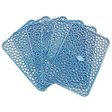 Deals, Discounts & Offers on  - Kuber Industries Thick PVC 6 Piece Refrigerator Drawer Mat Set - (Blue), Polyvinyl Chloride