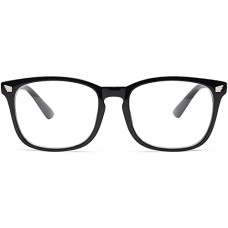 Deals, Discounts & Offers on  - Dervin Blue Light Blocking Glasses Gaming Filter Transparent Square Eyeglasses