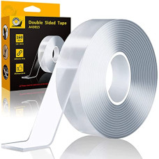 Deals, Discounts & Offers on  - Arawaza double sided tape, Adhesive Silicone Tape, Heavy Duty, Heat Resistant, Multi-Functional, Removable, Washable, Reusable Anti-Slip Tape (2 mm, 3 Meter)