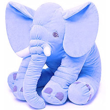 Deals, Discounts & Offers on  - Little Innocents Fibre Filled Stuffed Animal Elephant Baby Pillow with Ball Soft Toy