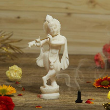 Deals, Discounts & Offers on  - Handicrafts Paradise Resin Standing Krishna Idol (6.4 cm x 3.8 cm x 14.6 cm)