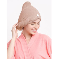 Deals, Discounts & Offers on  - Cortina Microfiber Hair Towel Cap, Soft Absorbent Quick Drying Cap for Curly Thick Hair, Wrap Cap