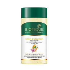 Deals and Offers on Beauty Care - Biotique Ubtan & Collagen Tan Removal Face Scrub Deals, Discounts & Offers on Beauty Care - Biotique Ubtan & Collagen Tan Removal Face Scrub