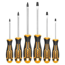Deals, Discounts & Offers on Screwdriver Sets  - INGCO Screwdriver Set, screw driver tool set kit,6 PCS tools box kit,for DIY Household Repair