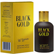 Deals, Discounts & Offers on Beauty Care - La French Black Gold Eau de Parfum - 100ml Perfume for Men | Intense Long Lasting Perfume | Premium Fresh Fragrance Scent EDP Spray | Best Gift Perfume