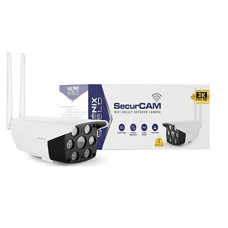 Deals, Discounts & Offers on Electronics - Halonix SecurCAM Wireless 3MP 3K Pro HD Wi-Fi Smart Home Security Bullet Camera| 8X Digital Zoom| 25 Meter Range| 2-Way Audio| Coloured Night Vision| IP66 All Weather | Live View | Intruder Alert