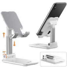 Deals, Discounts & Offers on  - Tukzer Fully Foldable Tabletop Desktop Tablet Mobile Stand Holder - Angle & Height Adjustable
