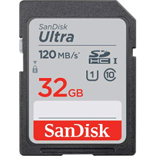 Deals, Discounts & Offers on  - SanDisk Ultra SDHC UHS-I Card 32GB 120MB/s R for DSLR Cameras,