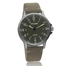 Deals, Discounts & Offers on Men - Sonata Poze Quartz Analog Grey Dial Leather Strap Watch