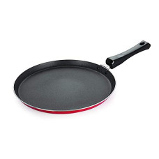 Deals, Discounts & Offers on Cookware - NIRLON Special Non-Stick Aluminium Flat Tawa, RED(24CM)