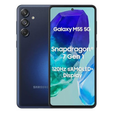 Deals, Discounts & Offers on Electronics - [For Amazon Pay ICICI Card ] Samsung Galaxy M55 5G (Denim Black,8GB RAM,128GB Storage) | 50MP Triple Cam| 5000mAh Battery| Snapdragon 7 Gen 1 | 4 Gen. OS Upgrade & 5 Year Security Update| Super AMOLED+ Display