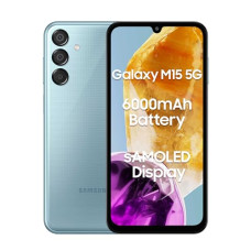 Deals, Discounts & Offers on Electronics - [Use HDFC Bank Credit Card] Samsung Galaxy M15 5G (Celestial Blue,4GB RAM,128GB Storage)| 50MP Triple Cam| 6000mAh Battery| MediaTek Dimensity 6100+|4 Gen. OS Upgrade & 5 Year Security Update|Super AMOLED Display