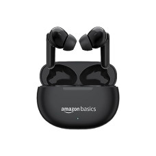 Deals, Discounts & Offers on  - amazon basics True Wireless in-Ear Earbuds with Mic, Touch Control, IPX5 Water-Resistance, Bluetooth 5.3, Up to 55 Hours Play Time, Voice Assistance and Fast Charging (Black)