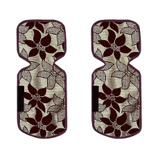 Deals, Discounts & Offers on  - Heart Home Washable Fridge Handle Cover|Universal Fit Appliance Cover|Leaf Print & Cotton Material (Brown)